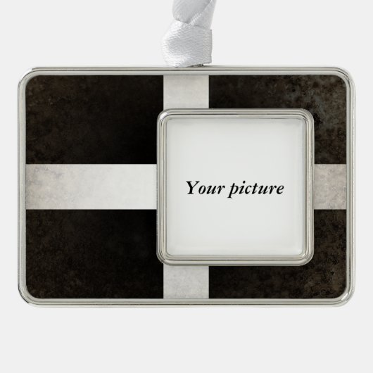 コーンウォール シルバープレートフレームオーナメント (正面)