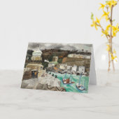 コーンウォール・セント・イヴ | クリストファーウッド カード (黄色い花)