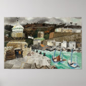 コーンウォール・セント・イヴ | クリストファーウッド ポスター (正面)