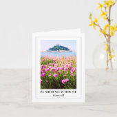 コーンウォール・セント・ミカエル山 カード (黄色い花)