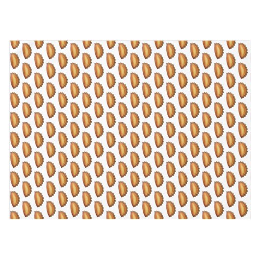 コーンウォールUKのコーンウォールで行われるコーンウォールのパイ テーブルクロス (正面(横))