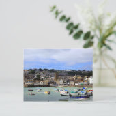 コーンウォールUKポストカードSt. Ives Harbor ポストカード (スタンド正面)