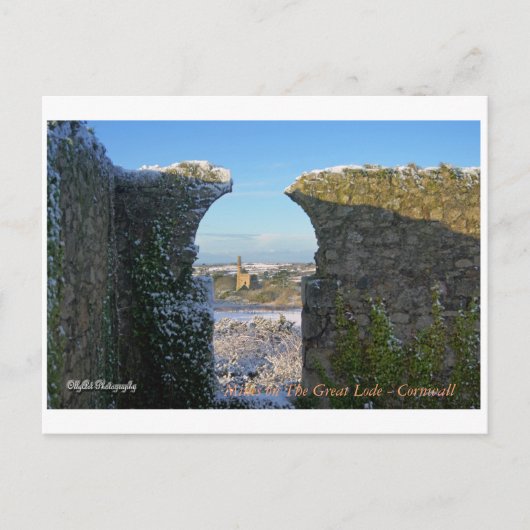 コーンウ素晴らしォールのロード鉱山 ポストカード (正面)