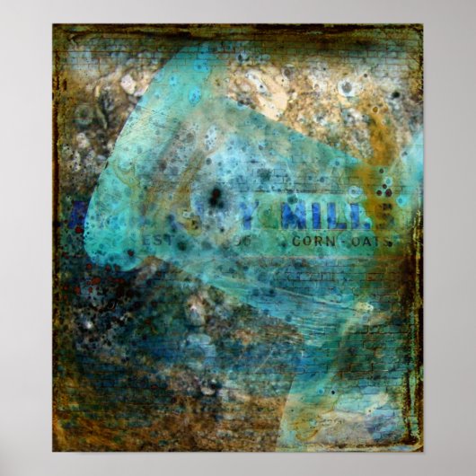 コーンオアットミルズボトル ポスター (正面)