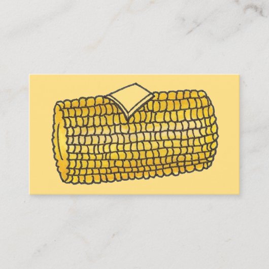 コーンオンザコブシェフ調理師レストランカテラーフード 名刺 (正面)