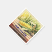 コーンオンザコブパーソナライズされた スタンダードカクテルナプキン (角)