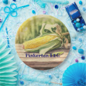 コーンオンザコブパーソナライズされた ペーパープレート (パーティー)