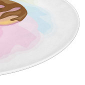 コーンカラフルの甘いアイスクリーム カッティングボード (角)