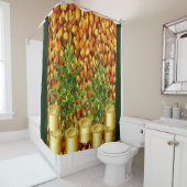 コーンカーナルグリーン金ゴールドシャワーカーテン シャワーカーテン (インサイチュ)