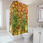 コーンカーネル金ゴールドシャワーカーテン シャワーカーテン (インサイチュ)