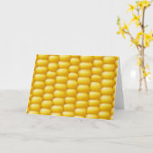 コーンコブの背景 カード (黄色い花)