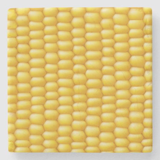 コーンコブの背景 ストーンコースター (正面)