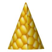 コーンコブの背景 パーティーハット (裏面)