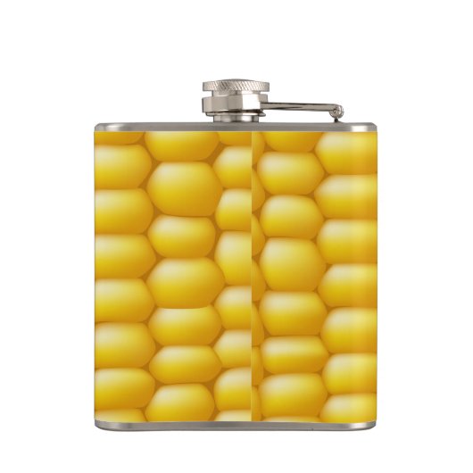 コーンコブの背景 フラスク (裏面)