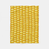 コーンコブの背景 フリースブランケット (正面)