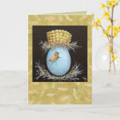 コーンコブハットカード付きマラード卵 カード (黄色い花)