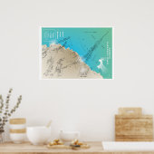 コーンサブマリン採鉱マップ ポスター (キッチン)