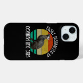 コーンシックスロックス猫に気が散りやすい Case-Mate iPhoneケース (裏面 (横))