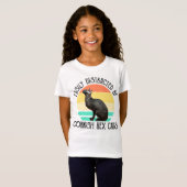コーンシックスロックス猫に気を取られやすい Tシャツ (正面フル)