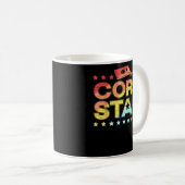 コーンスターのコーンホールプレイヤーおもしろい コーヒーマグカップ (正面右)