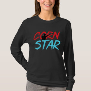 コーンスターコーンホールプレイヤーコーンホールチャンピオンチーム Tシャツ