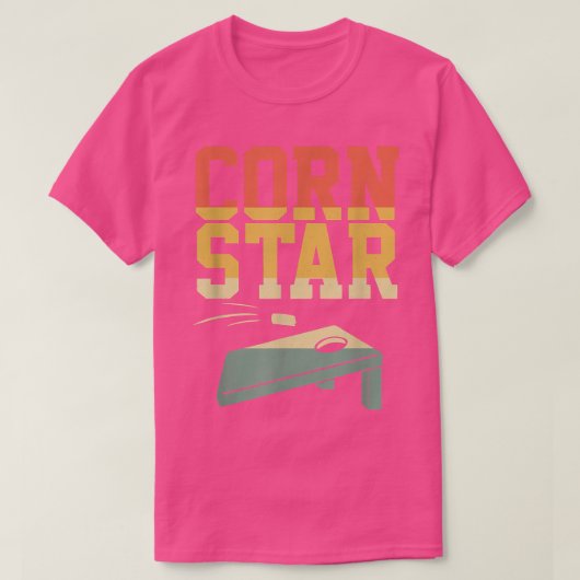 コーンスタービーンバッグトスコーンホールプレーヤー Tシャツ (デザイン正面)