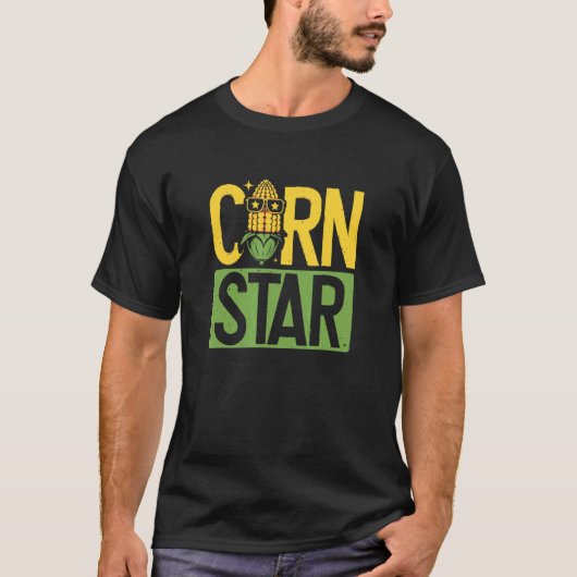 コーンスター農家農業 Tシャツ (正面)