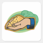 コーンステッカーの保持 スクエアシール (正面)