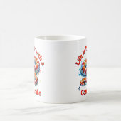 コーンスネークの所有者コーヒー茶愛好家ペット愛人ギフト コーヒーマグカップ (中央)