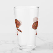 コーンスネークオレンジレッドリアリスティックパーソナライズされた タンブラーグラス (右)