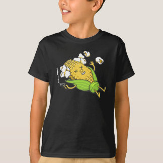 コーンスーサイドキュート男の赤ちゃんガールハロウィーン2023 Tシャツ