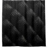 コーンデザインブラックシャワーカーテン シャワーカーテン (正面)