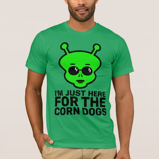 コーンドッグエイリアンTシャツ Tシャツ (正面)