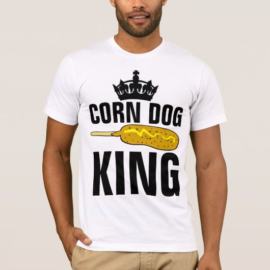 コーンドッグキングTシャツ Tシャツ (正面)