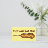 コーンドッグコーンドッグw/マスタードフェアカーニバル食品 名刺 (スタンド正面)