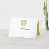 コーンドッグ-ダッシュおもしろいンドッググリーティングカード カード (裏面)