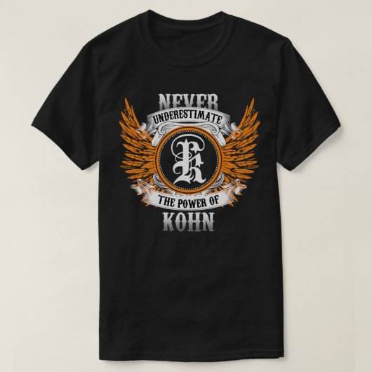 コーンナイムシャツ Kの力を過大評価するな Tシャツ (デザイン正面)