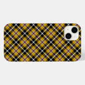コーンナショナルタータンチェックイエローブラックプレイド Case-Mate iPhoneケース (裏面 (横))