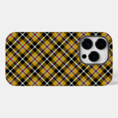 コーンナショナルタータンチェックイエローブラックプレイド Case-Mate iPhoneケース (裏面 (横))