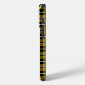 コーンナショナルタータンチェックイエローブラックプレイド Case-Mate iPhoneケース (裏面 / 左)