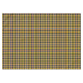 コーンナショナルタータンチェックイエロー&ブラックプレイド テーブルクロス (正面(横))