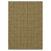 コーンナショナルタータンチェックイエロー&ブラックプレイド テーブルクロス (正面)