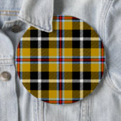 コーンナショナルタータンチェックイエロー&ブラックプレイド 缶バッジ (インサイチュ)