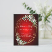 コーンパインレッド金ゴールドクリスマスパーティの招待状 (スタンド正面)