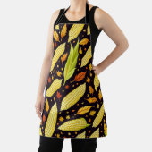 コーンパターンハーベストデー秋 エプロン (インサイチュ)