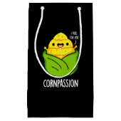 コーンパッシおもしろいュアペティナートコーンプンダークBG スモールペーパーバッグ (正面)