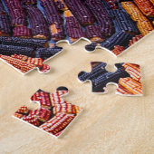 コーンパレスサウスダコタ。クリスマスの挨拶 ジグソーパズル (側面)