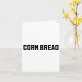 コーンパンおもしろいの衣装ハロウィーン カード (黄色い花)