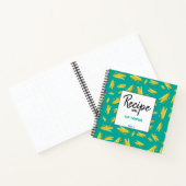 コーンパーソナライズされたオンザコブレシピクックブック ノートブック (内部)