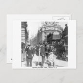 コーンヒルのニュースベンダー1904 London England, U.K. ポストカード (正面/裏面)